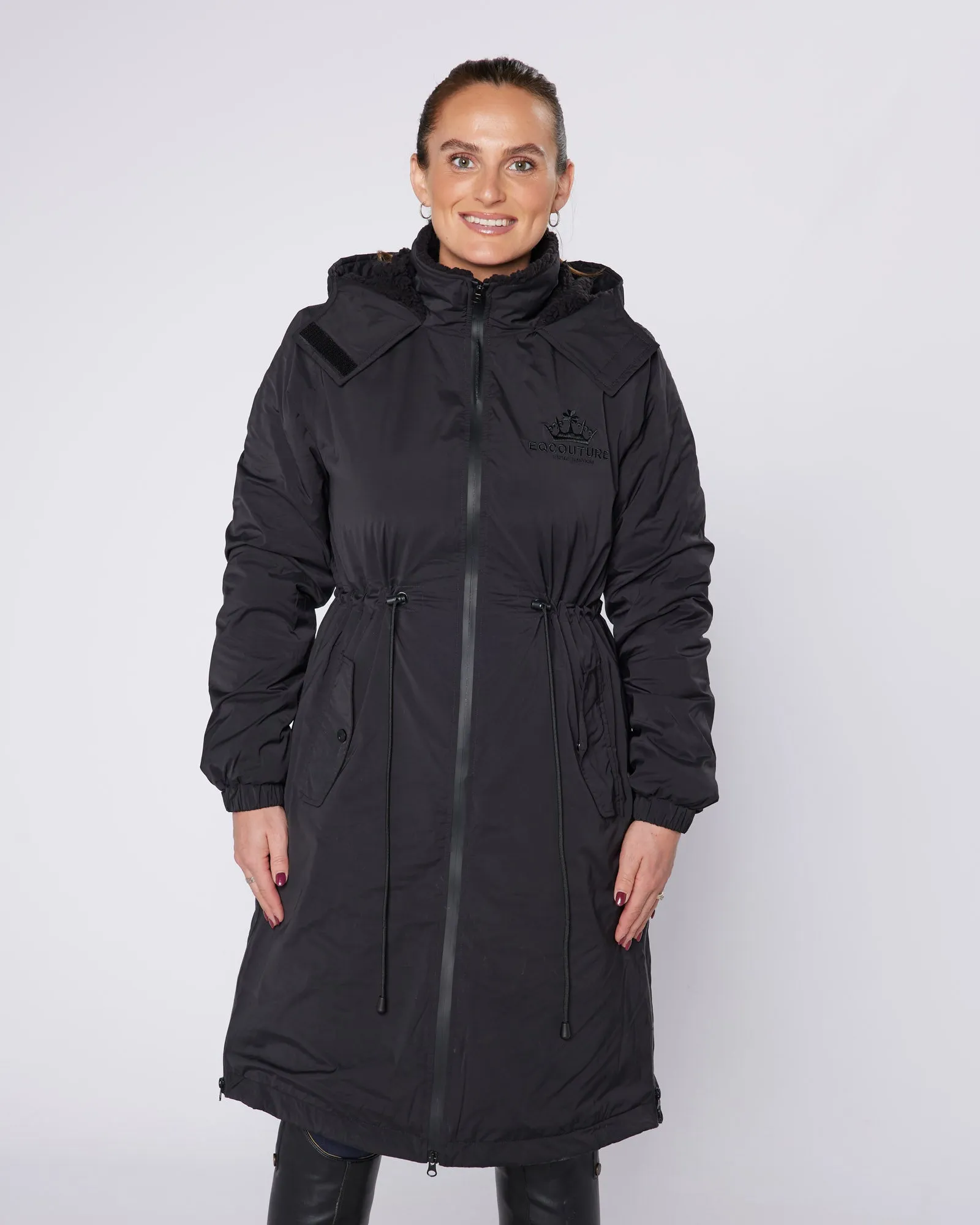 NEW DryStyle Waterproof Fleece Lined Coat - Matte Black