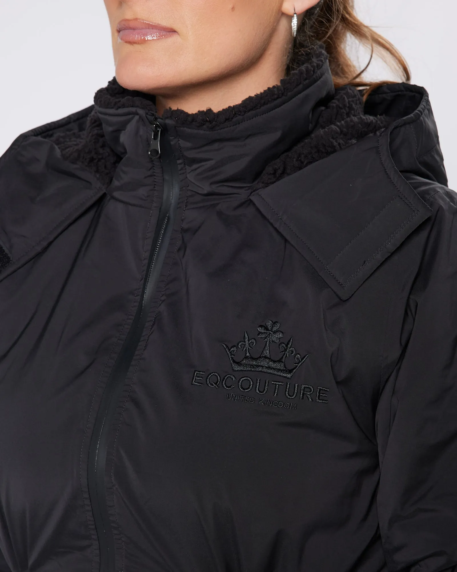 NEW DryStyle Waterproof Fleece Lined Coat - Matte Black