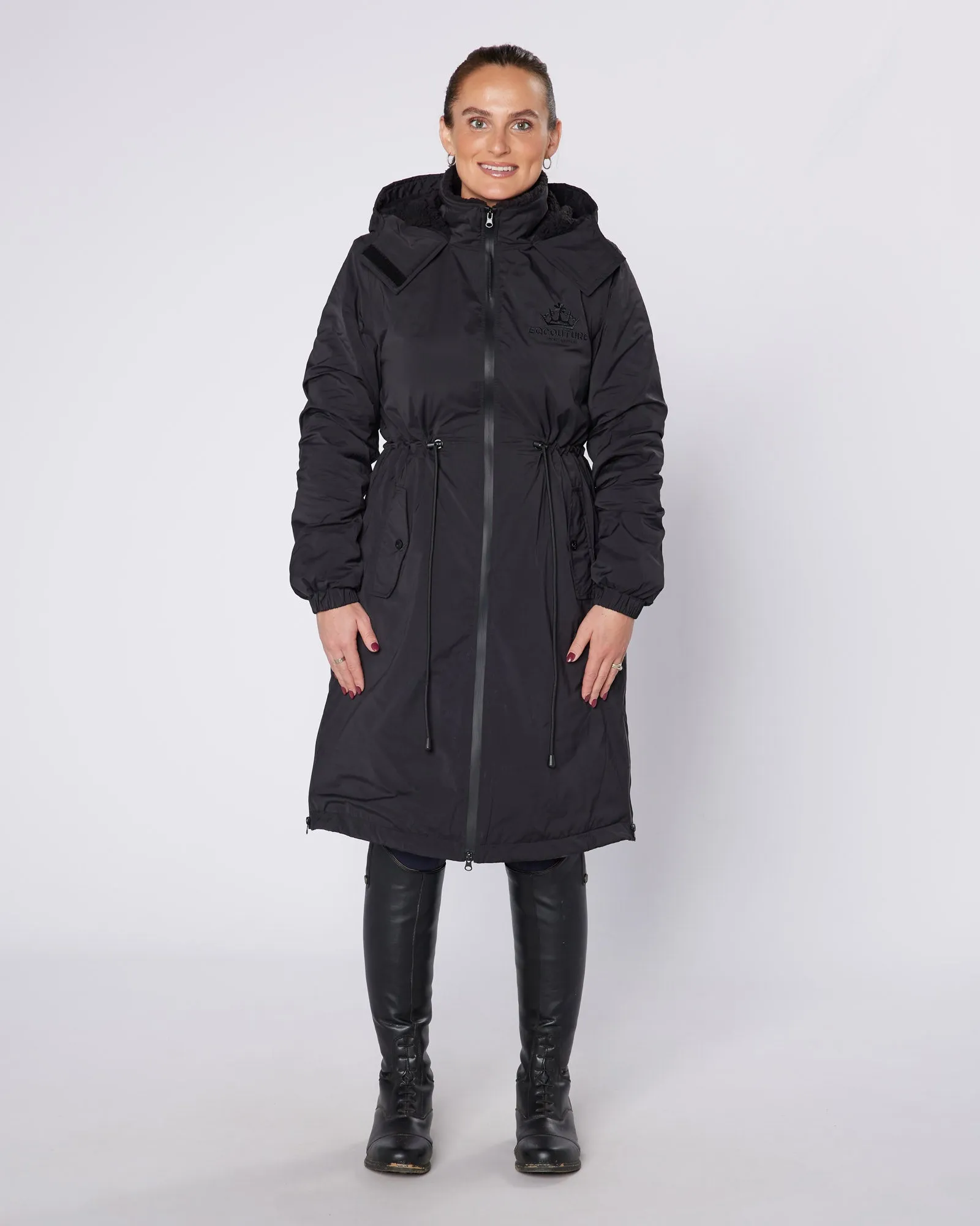 NEW DryStyle Waterproof Fleece Lined Coat - Matte Black