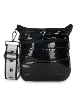 Nikki Puffer Crossbody Bag [Noir]