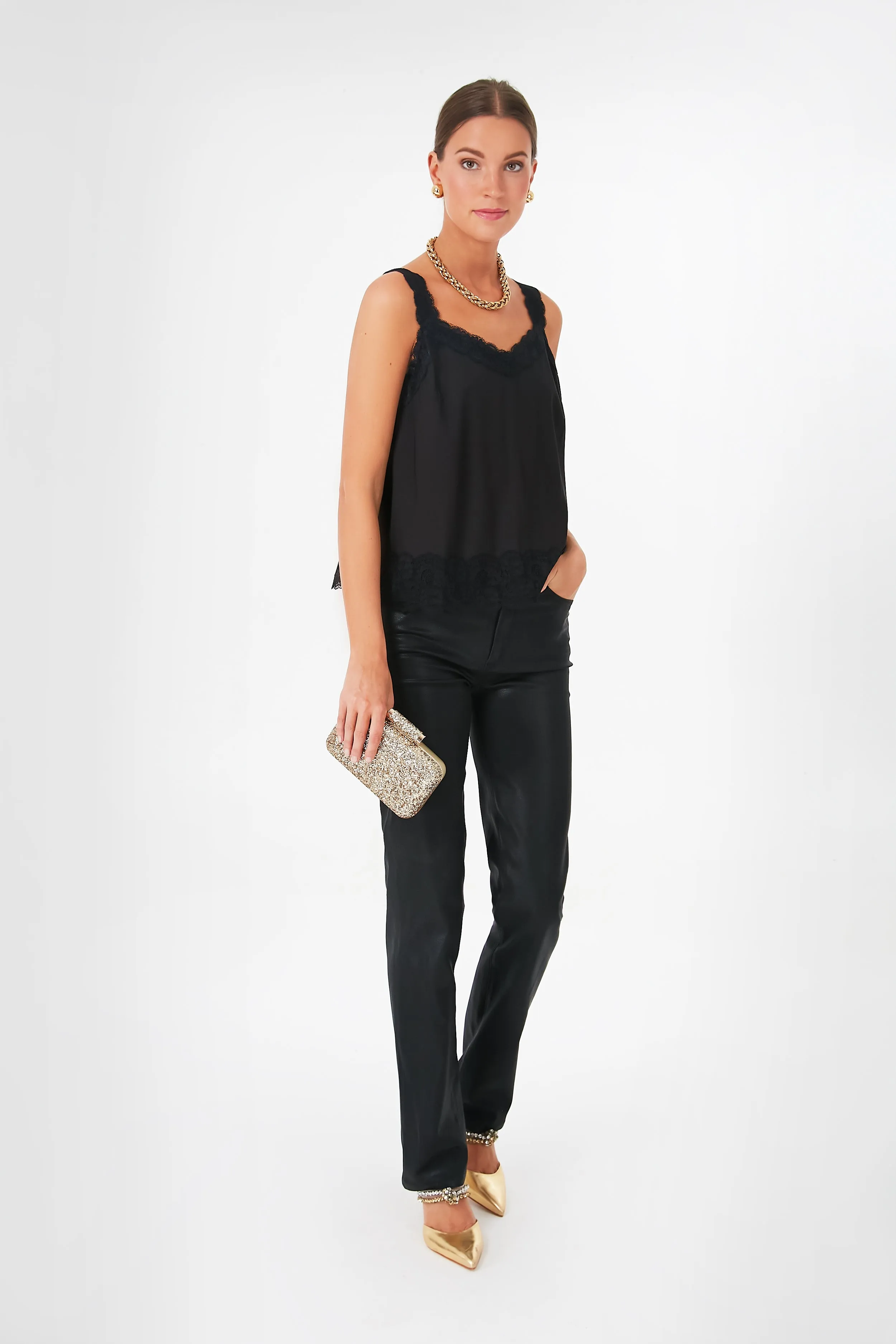 Noir Lace Cami