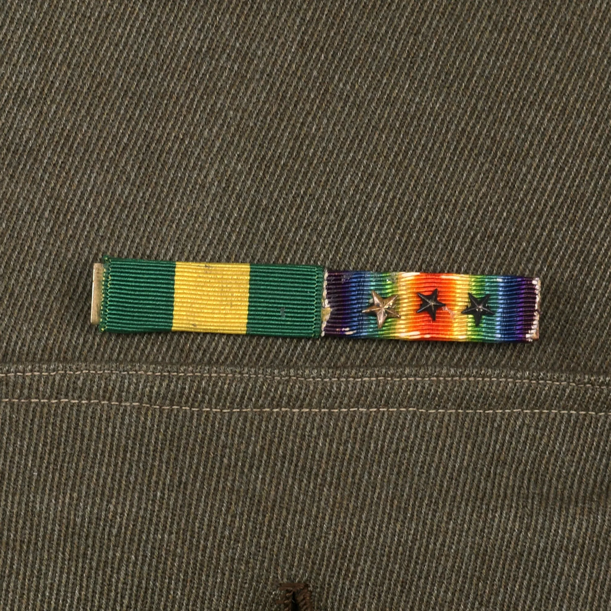 Original Identified WWI US District of Paris Signal Corps Major Officer’s Uniform - Wounded in Action