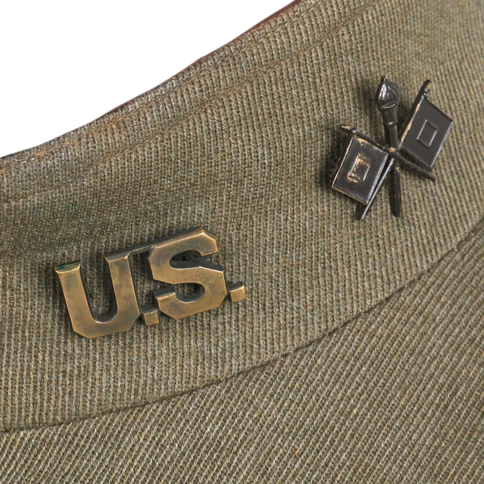 Original Identified WWI US District of Paris Signal Corps Major Officer’s Uniform - Wounded in Action
