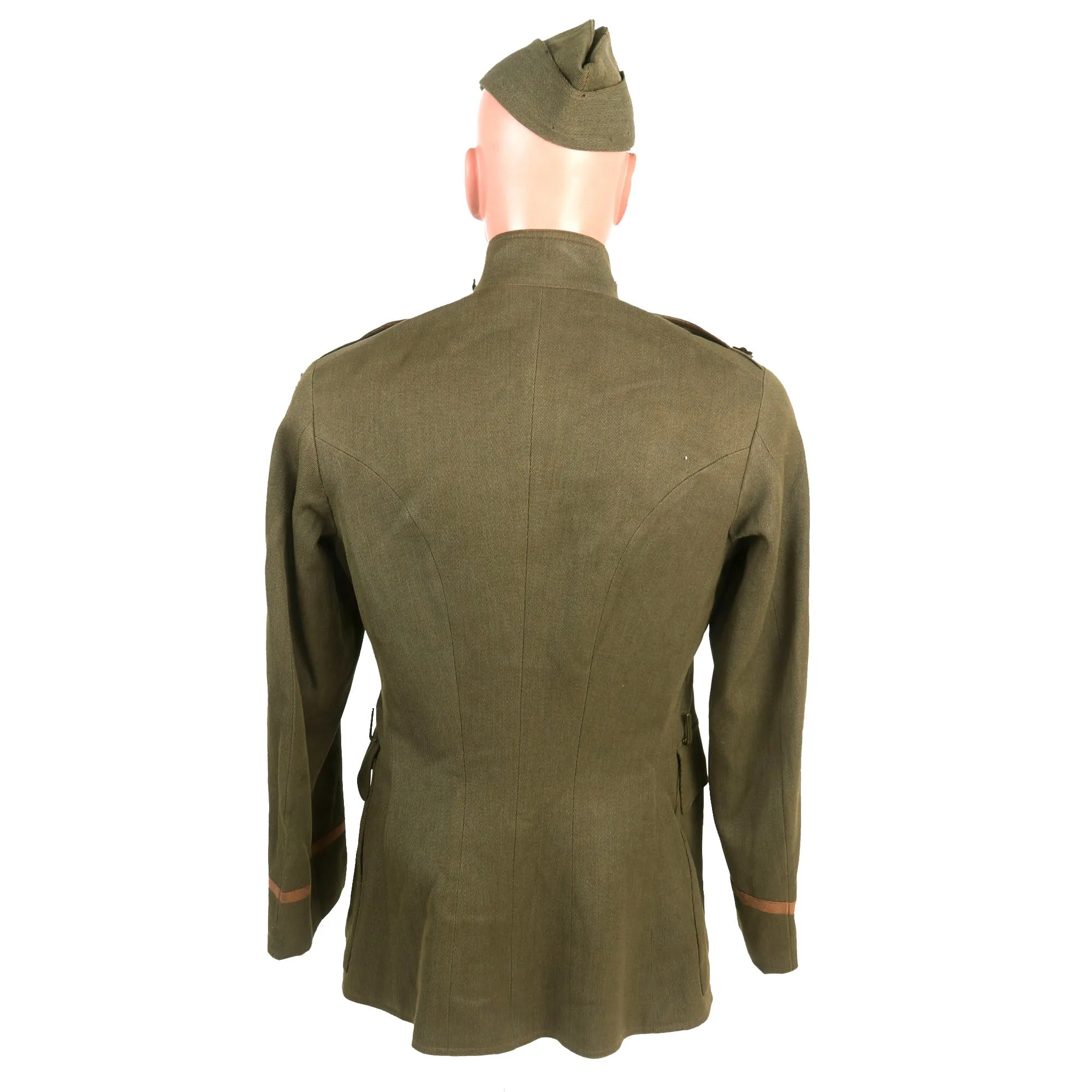 Original Identified WWI US District of Paris Signal Corps Major Officer’s Uniform - Wounded in Action