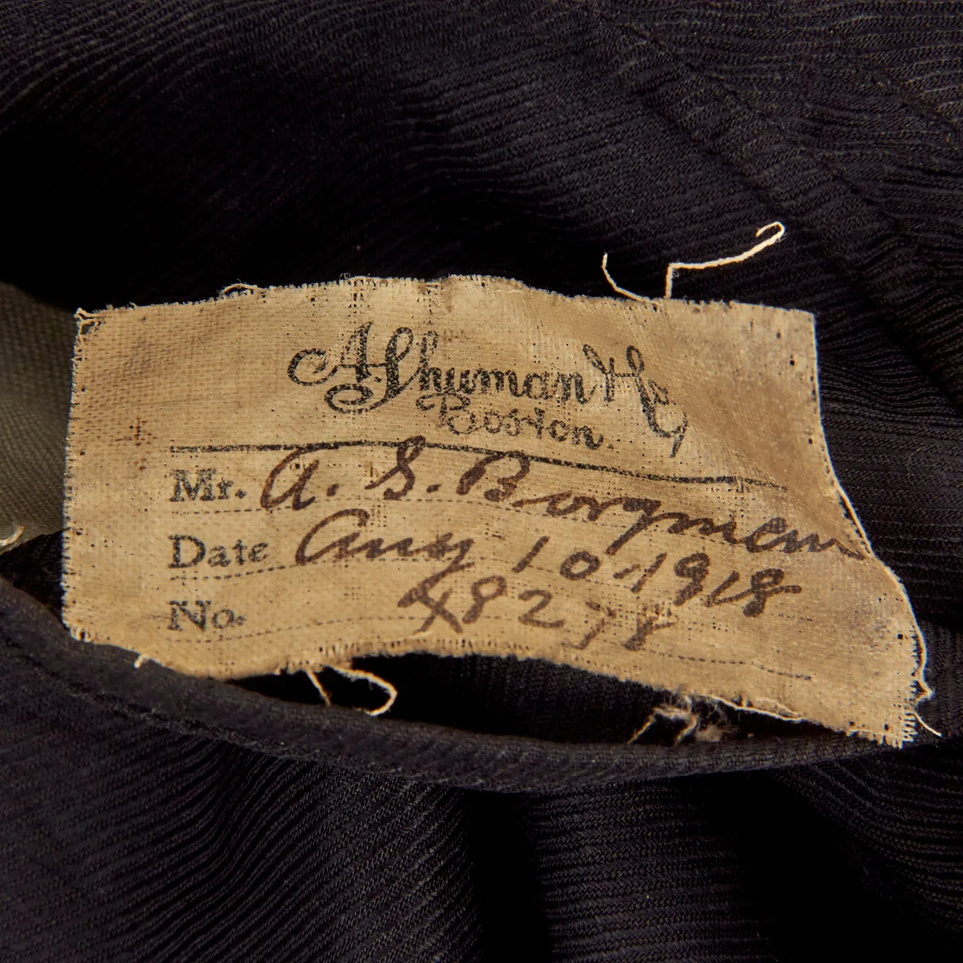 Original U.S. WWI Navy Named Naval Aviator M1895 Pattern Undress Jacket with Forage Cap and Photo - Dated 1918