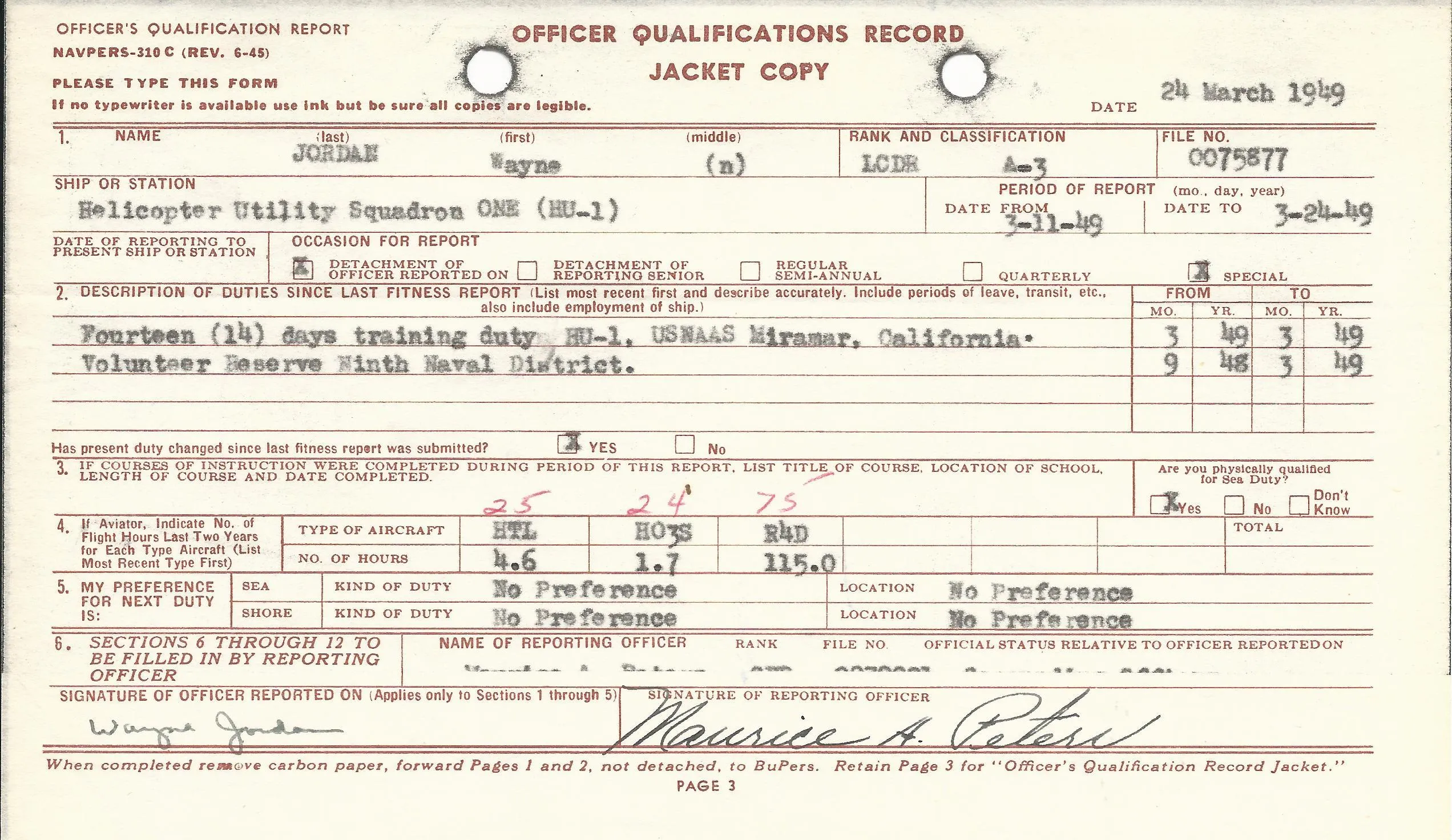 Original U.S. WWII 1937 Amelia Earhart Search Pilot Named Grouping