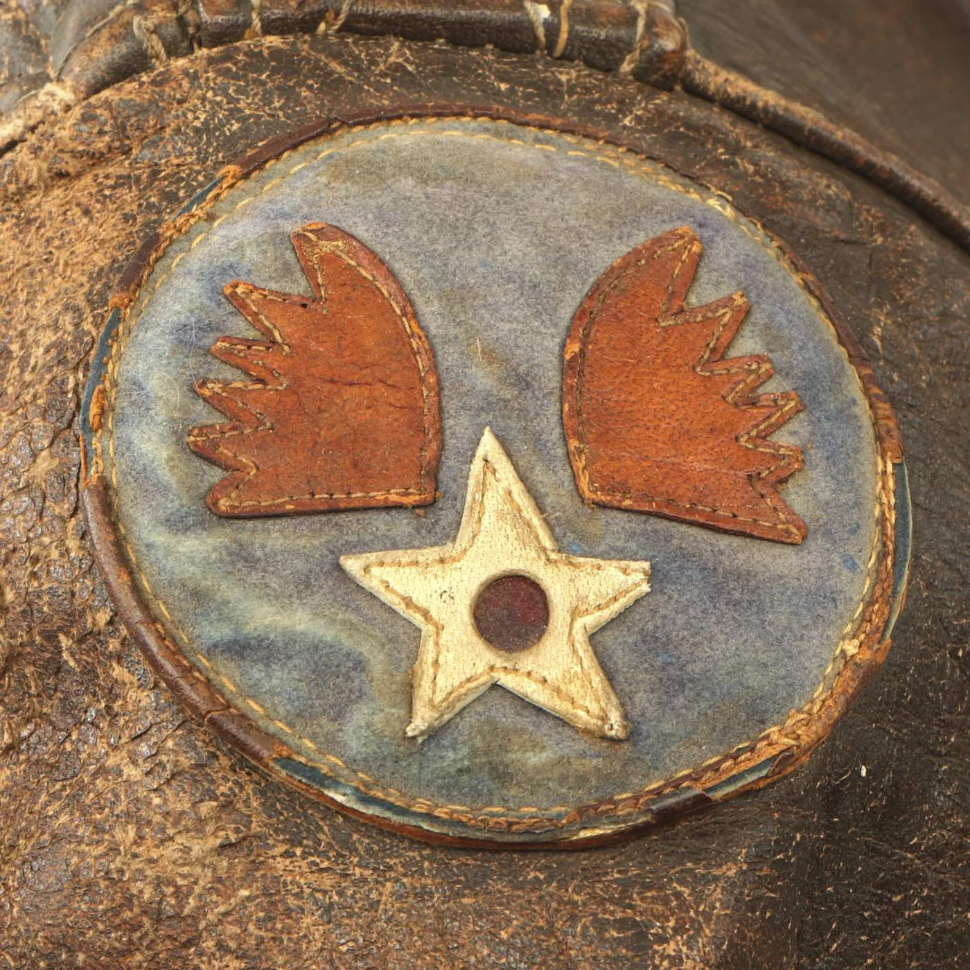 Original U.S. WWII A-2 Flight Jacket C-46 Pilot Nicholas Chritopulos - 4th Combat Cargo Group - 13th Combat Cargo Squadron