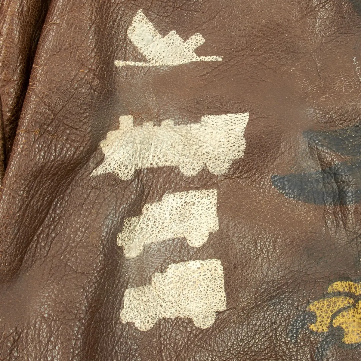 Original U.S. WWII and Korean War 334th Fighter Squadron A-2 Flight Jacket with Helmet