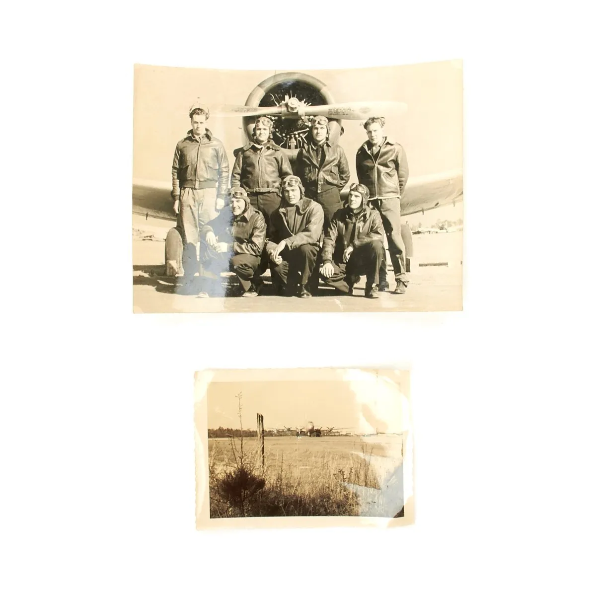 Original U.S. WWII Army Air Force Pilot Group of Major Joe H Keith