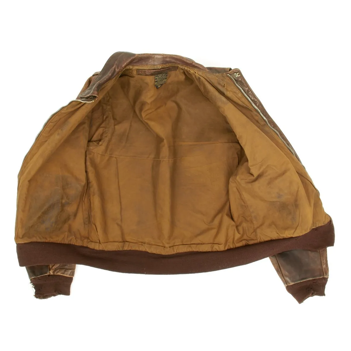 Original U.S. WWII B-17 GREEN HORNET 359th Bomb Squadron A-2 Flight Jacket