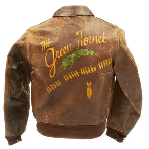 Original U.S. WWII B-17 GREEN HORNET 359th Bomb Squadron A-2 Flight Jacket