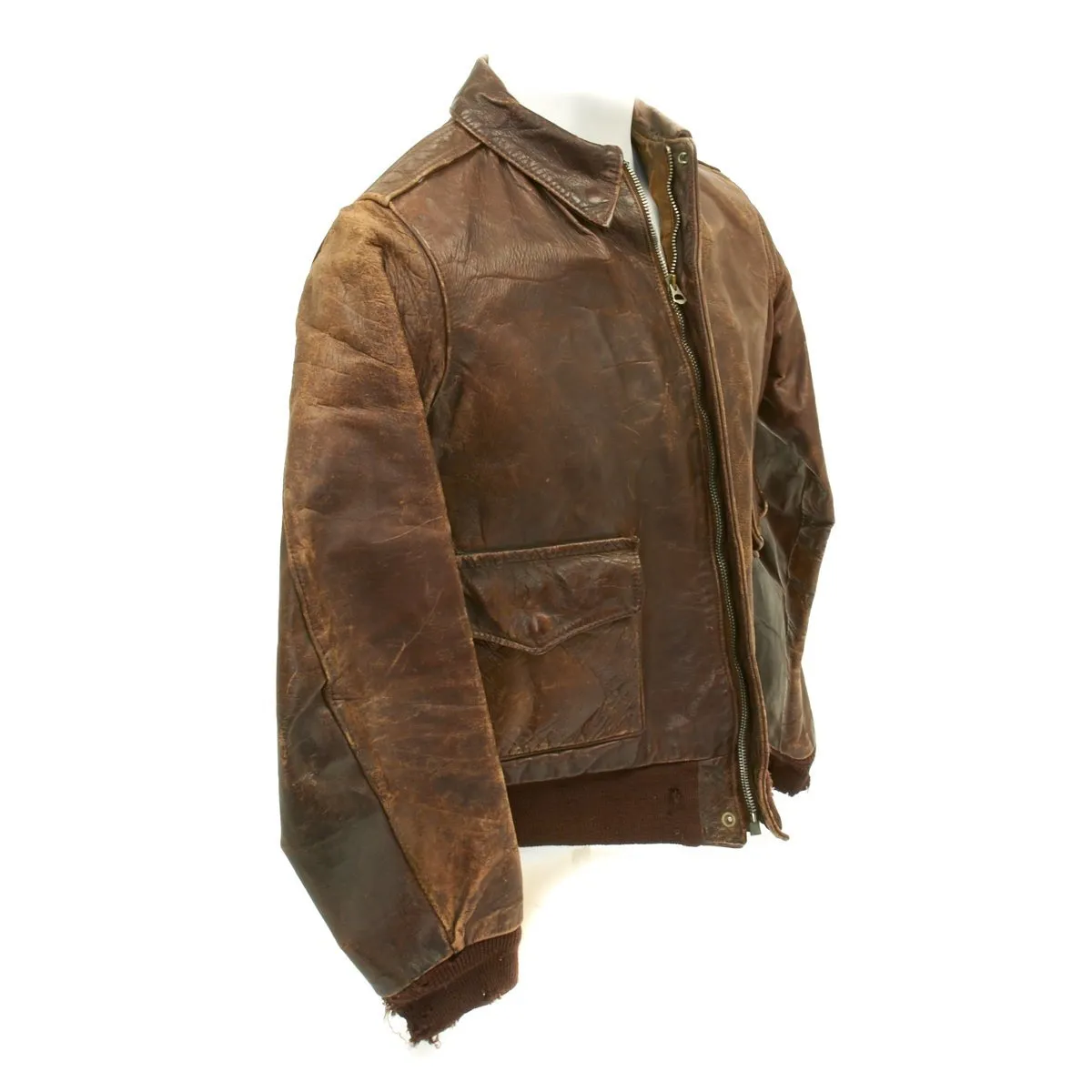 Original U.S. WWII B-17 GREEN HORNET 359th Bomb Squadron A-2 Flight Jacket