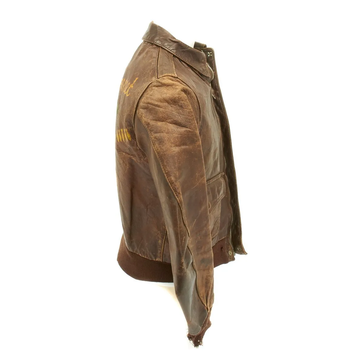 Original U.S. WWII B-17 GREEN HORNET 359th Bomb Squadron A-2 Flight Jacket