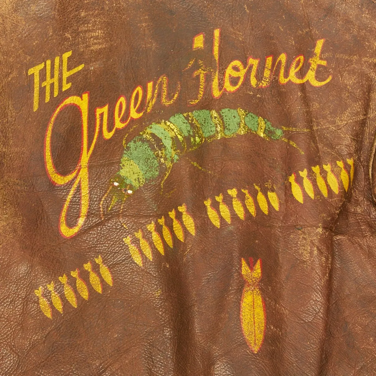 Original U.S. WWII B-17 GREEN HORNET 359th Bomb Squadron A-2 Flight Jacket