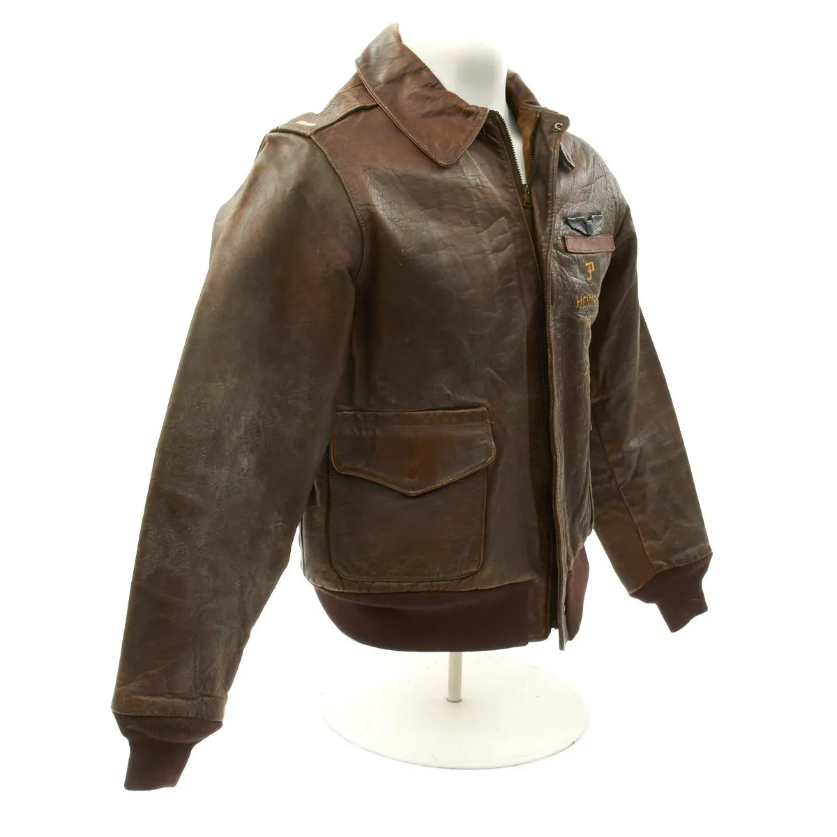Original U.S WWII B-24 Homeward Angel Named 784th Bomb Squadron A-2 Flight Jacket