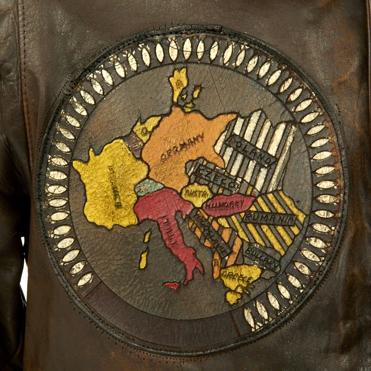 Original U.S. WWII B-24 Liberator 98th Bombardment Group Named A-2 Flight Jacket with Italian Theatre Patches