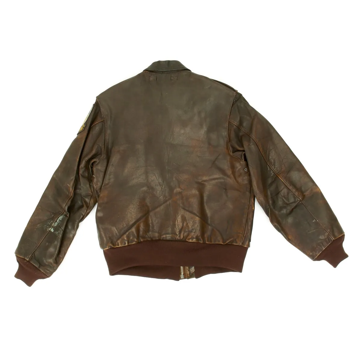 Original U.S. WWII B-24 Liberator 98th Bombardment Group Named A-2 Flight Jacket with Italian Theatre Patches