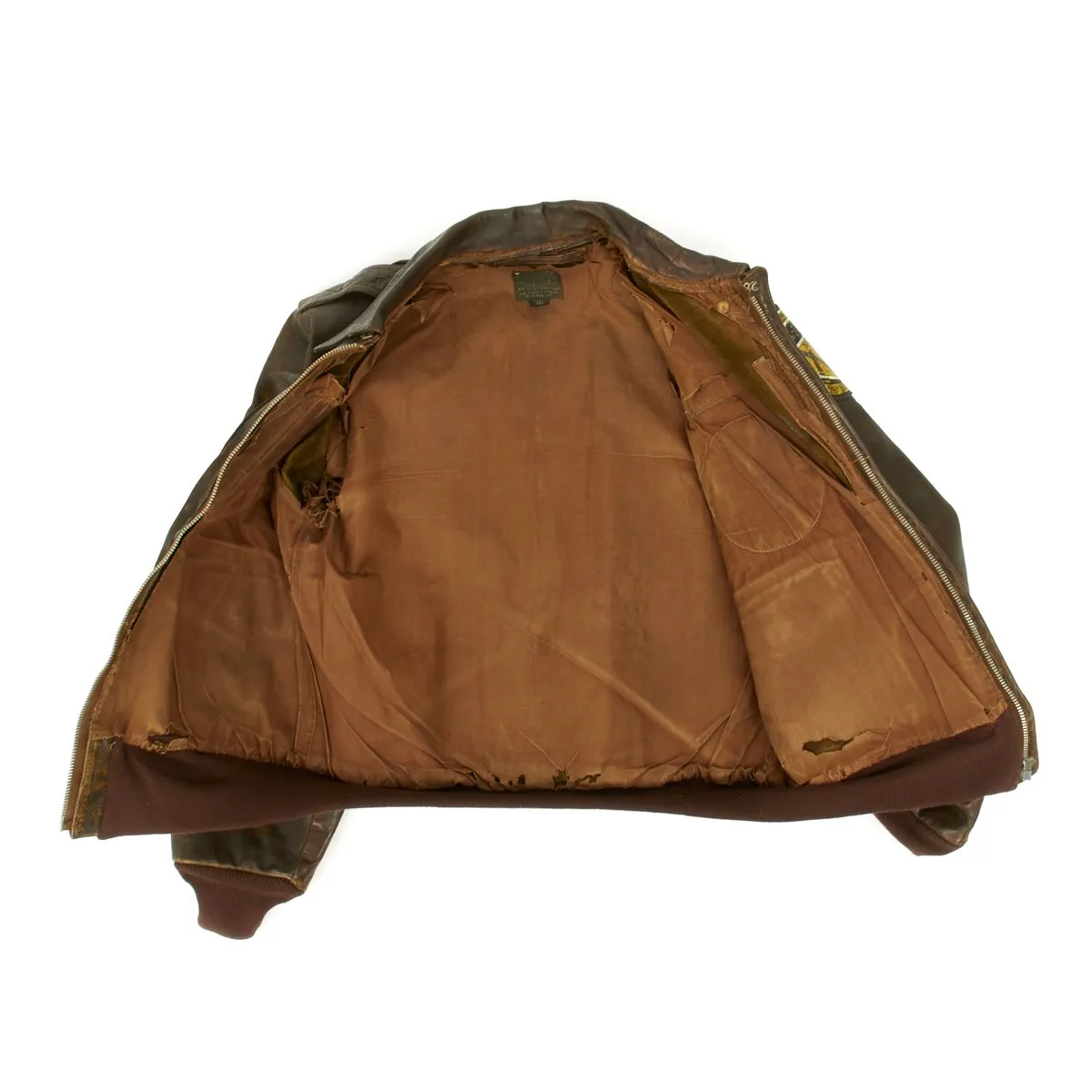 Original U.S. WWII B-24 Liberator 98th Bombardment Group Named A-2 Flight Jacket with Italian Theatre Patches