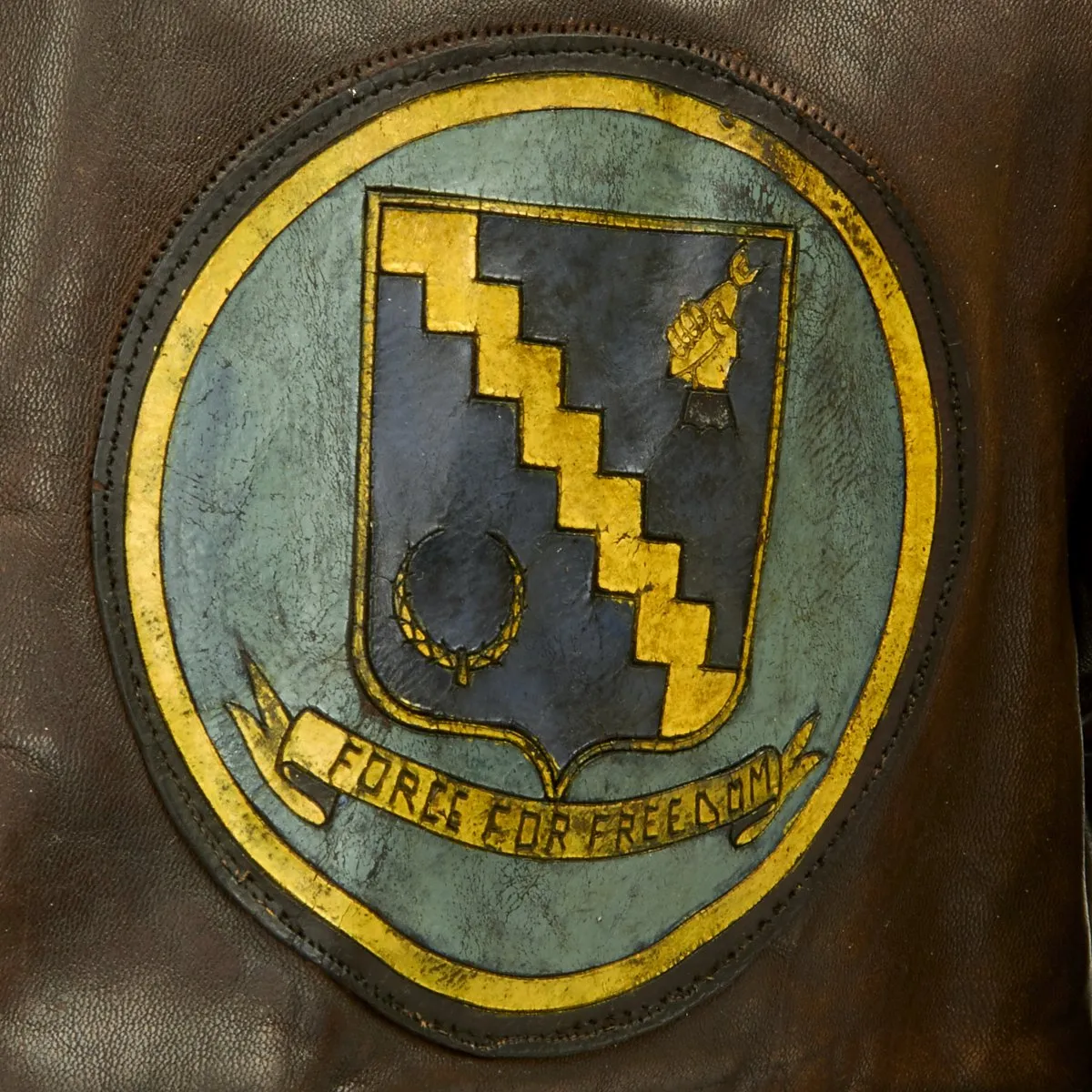 Original U.S. WWII B-24 Liberator 98th Bombardment Group Named A-2 Flight Jacket with Italian Theatre Patches