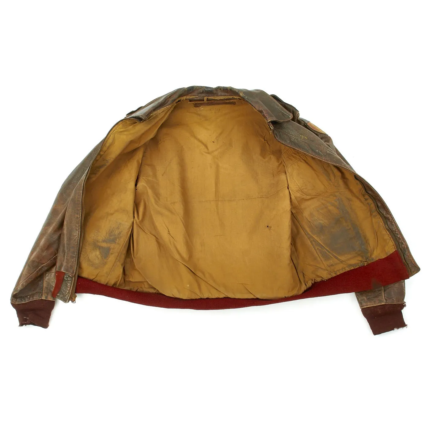Original U.S. WWII China Burma India Hump Pilot Named A-2 Jacket Grouping