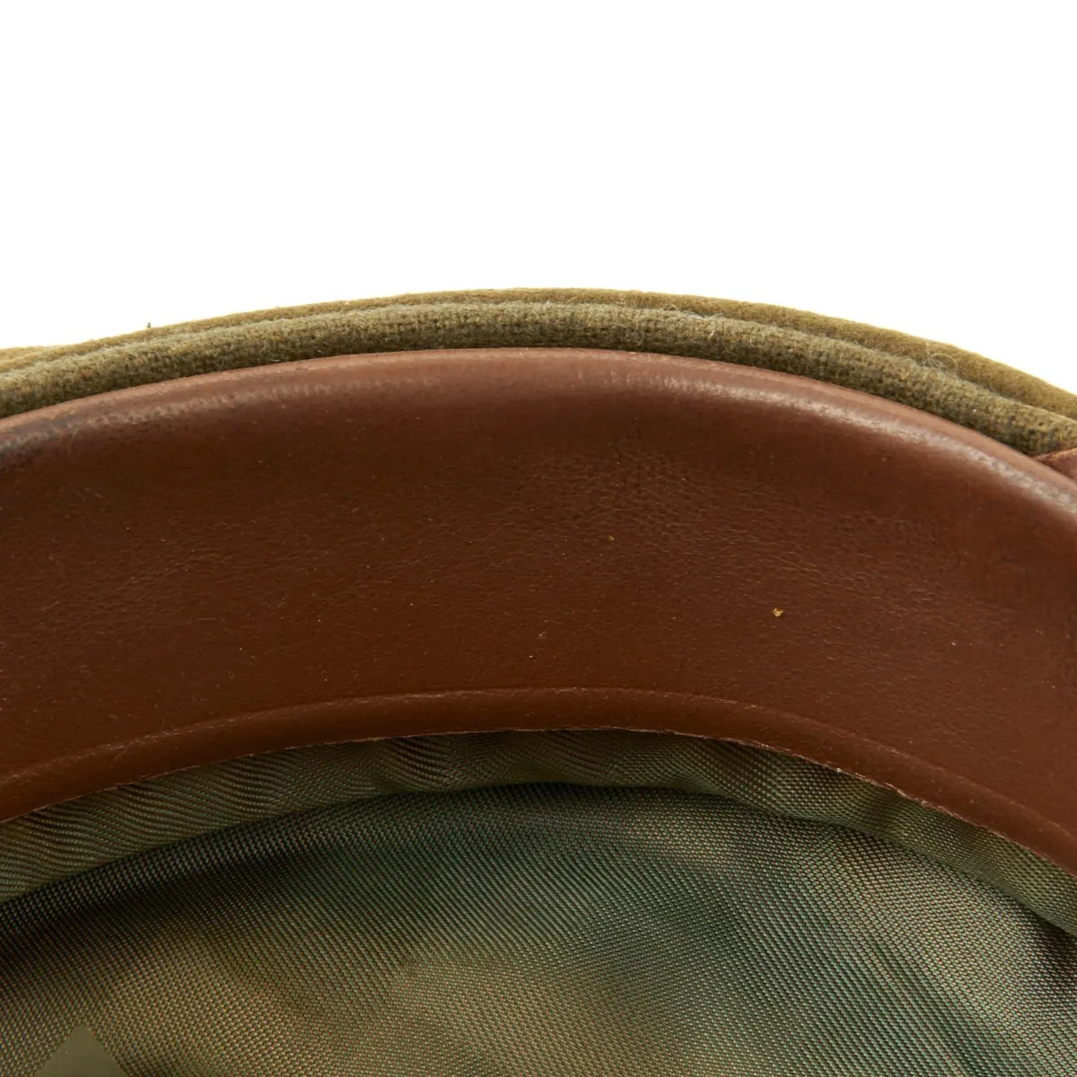 Original U.S. WWII Named 344th Fighter Squadron USAAF Crush Cap