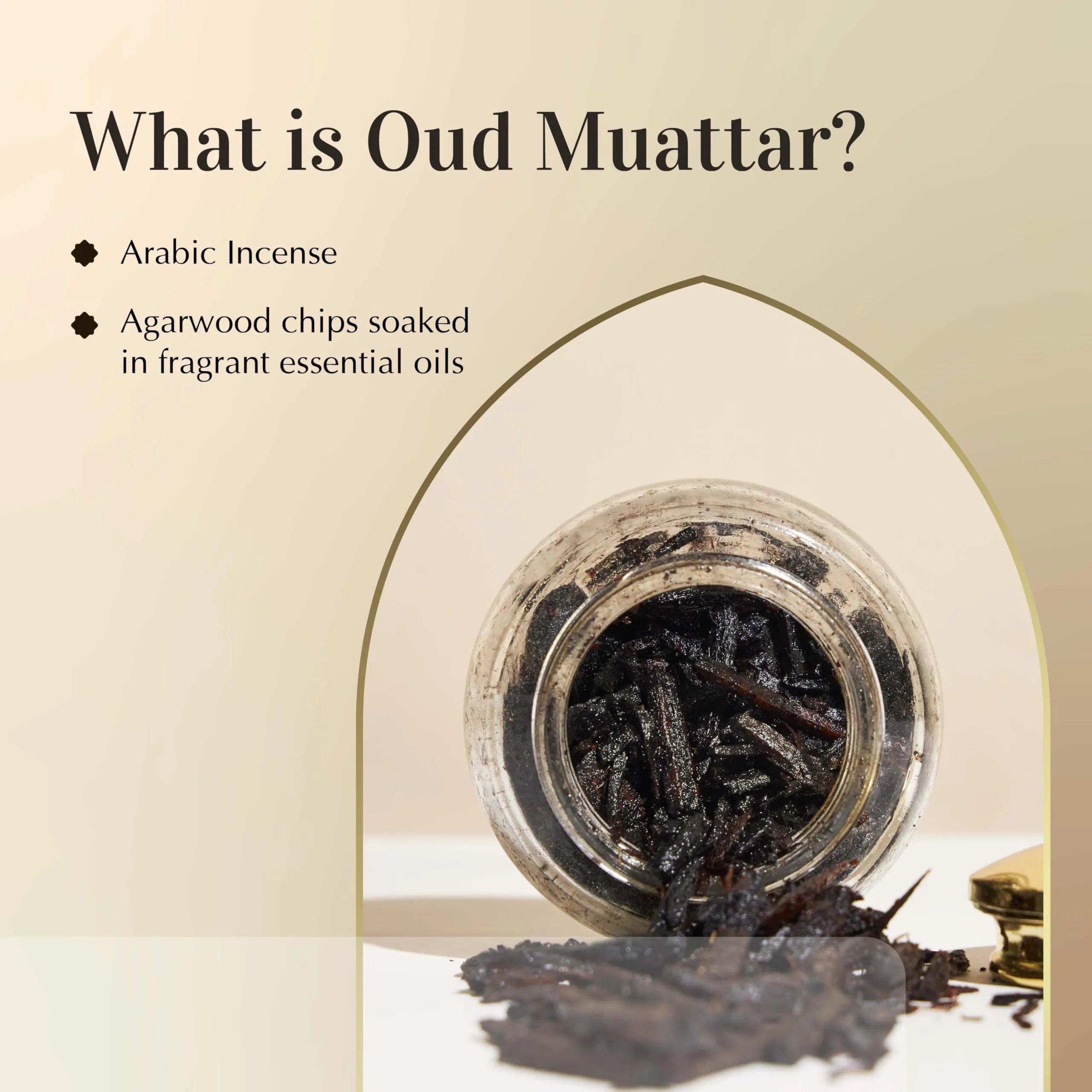 Oud Al Khaleeji Muattar Bakhoor by Dukhni | 1 jar X 40 Grams | Arabic Bakhoor Incense | Aromatic Wood Chips | Deep Oud Blend | Perfect for Prayer Time | to Relax & Meditate
