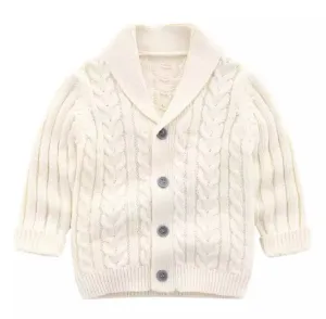 Oxford Baby Boys Cardigan , Cream