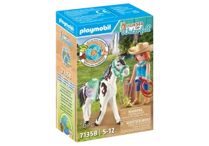 Playmobil Horses of Waterfall: Feeding Time with Ellie and Sawdust 71358