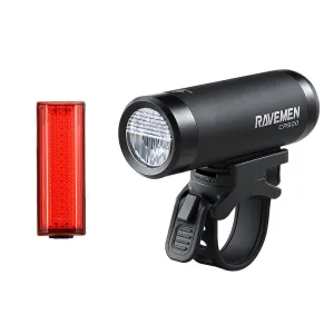 Ravemen LS-CT01 (CR500 and TR20) Light Set - Black/Red
