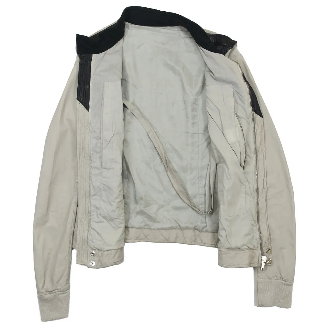Rick Owens Two Tone Leather Pilot Jacket S/S08 Creatch Large