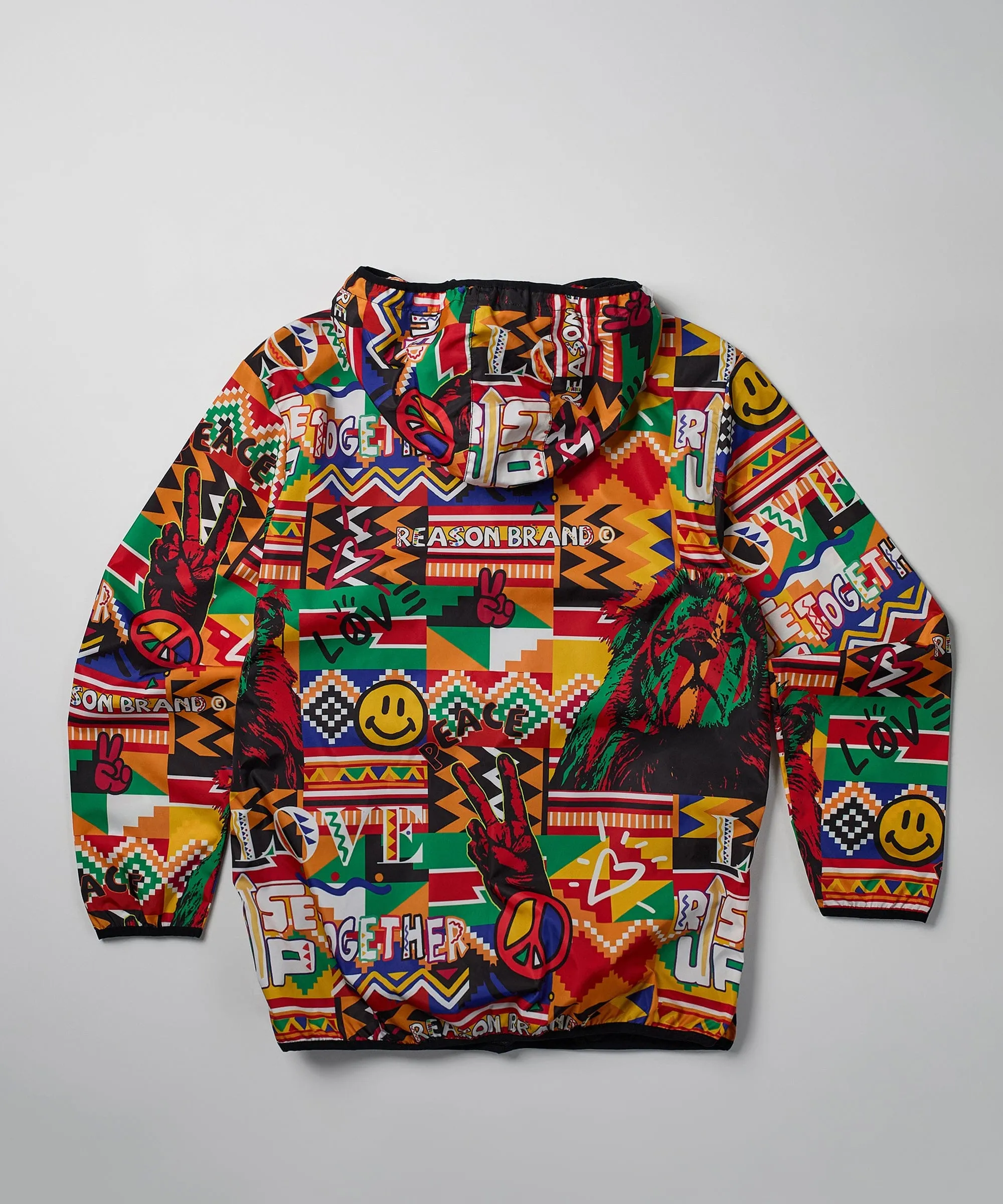 Rise Up Tiger Half-Zip Pullover Jacket
