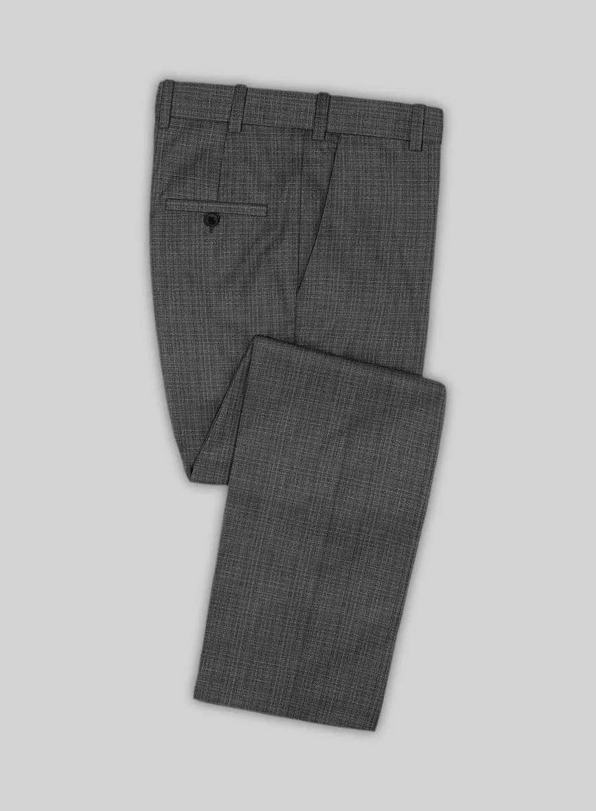 Scabal Slate Gray Wool Suit