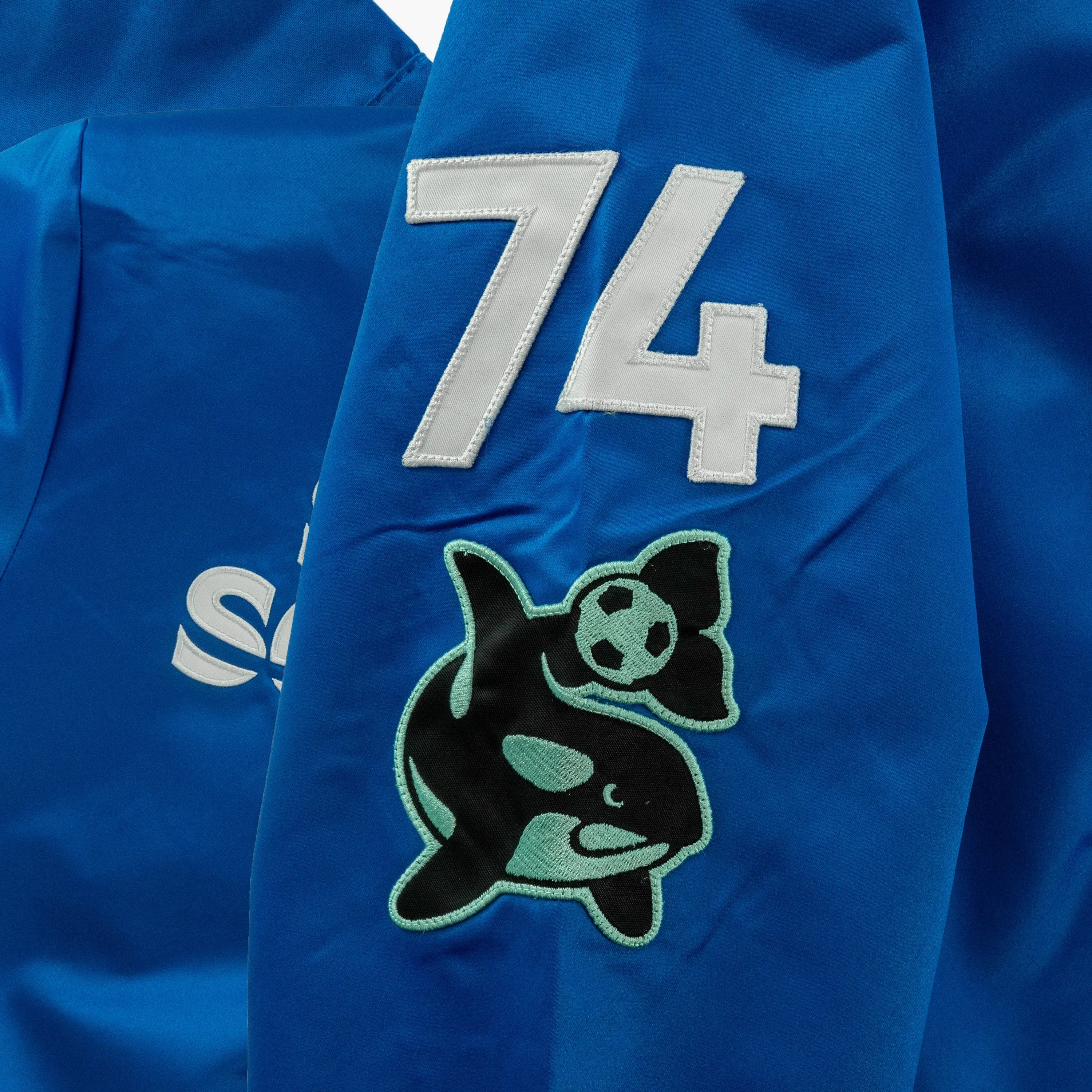Seattle Sounders Royal Blue Satin Jacket