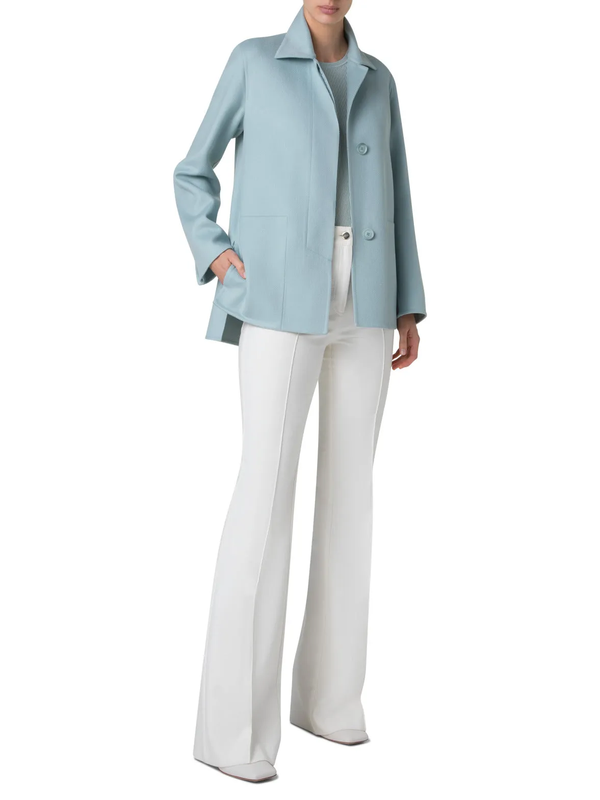 Shirt Jacket in Cashmere Double-Face