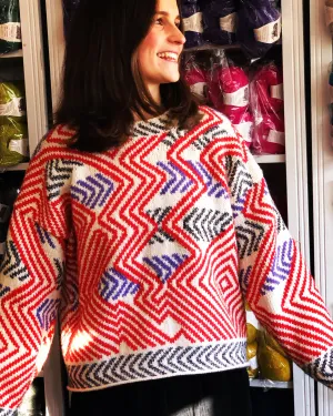 Shoowa Retro Sweater : Knit Kit