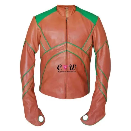 Smallville Alan Ritchson (Aquaman) Leather Costume Jacket
