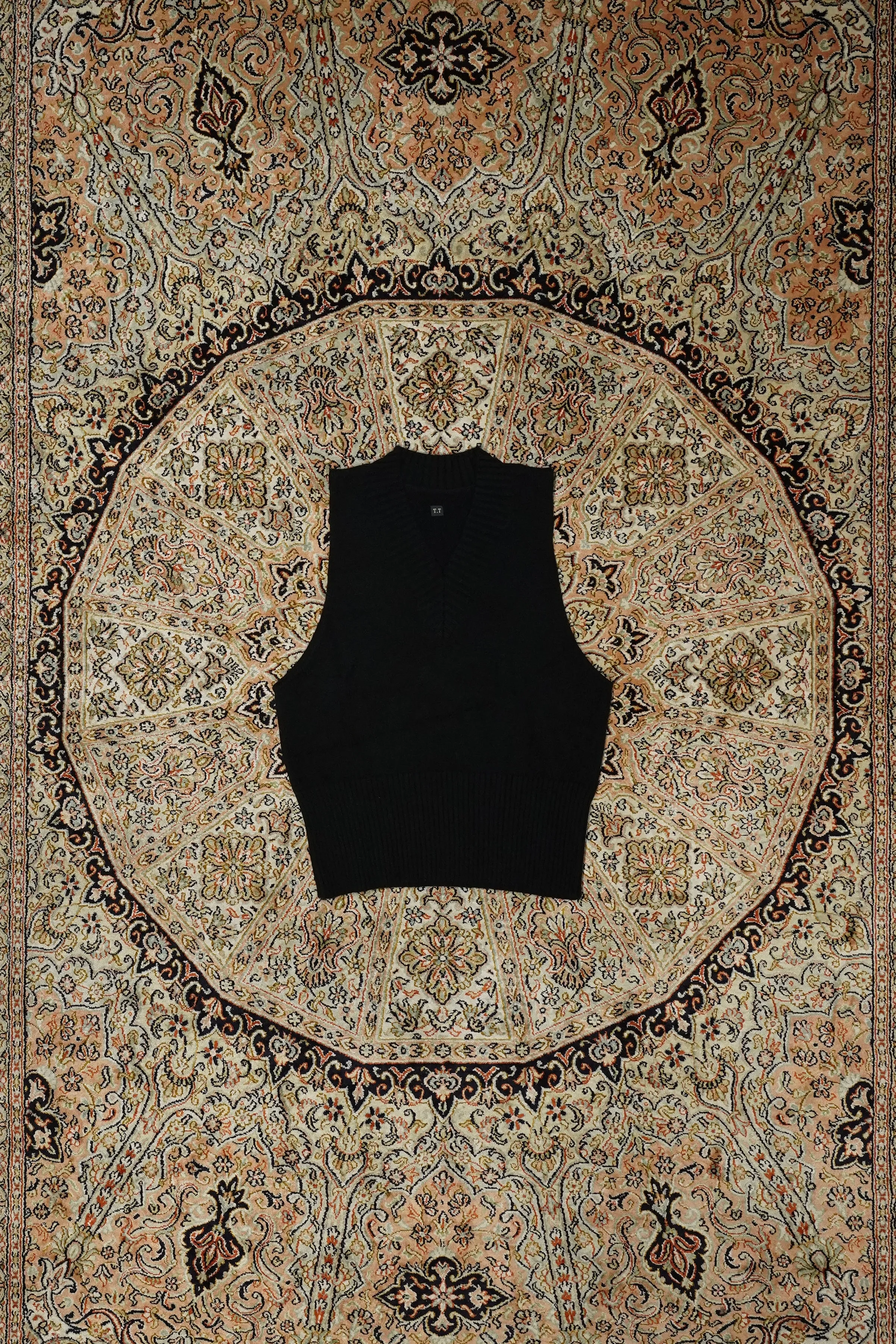 Taiga Takahashi VARSITY LETTERMAN VEST (BLACK)