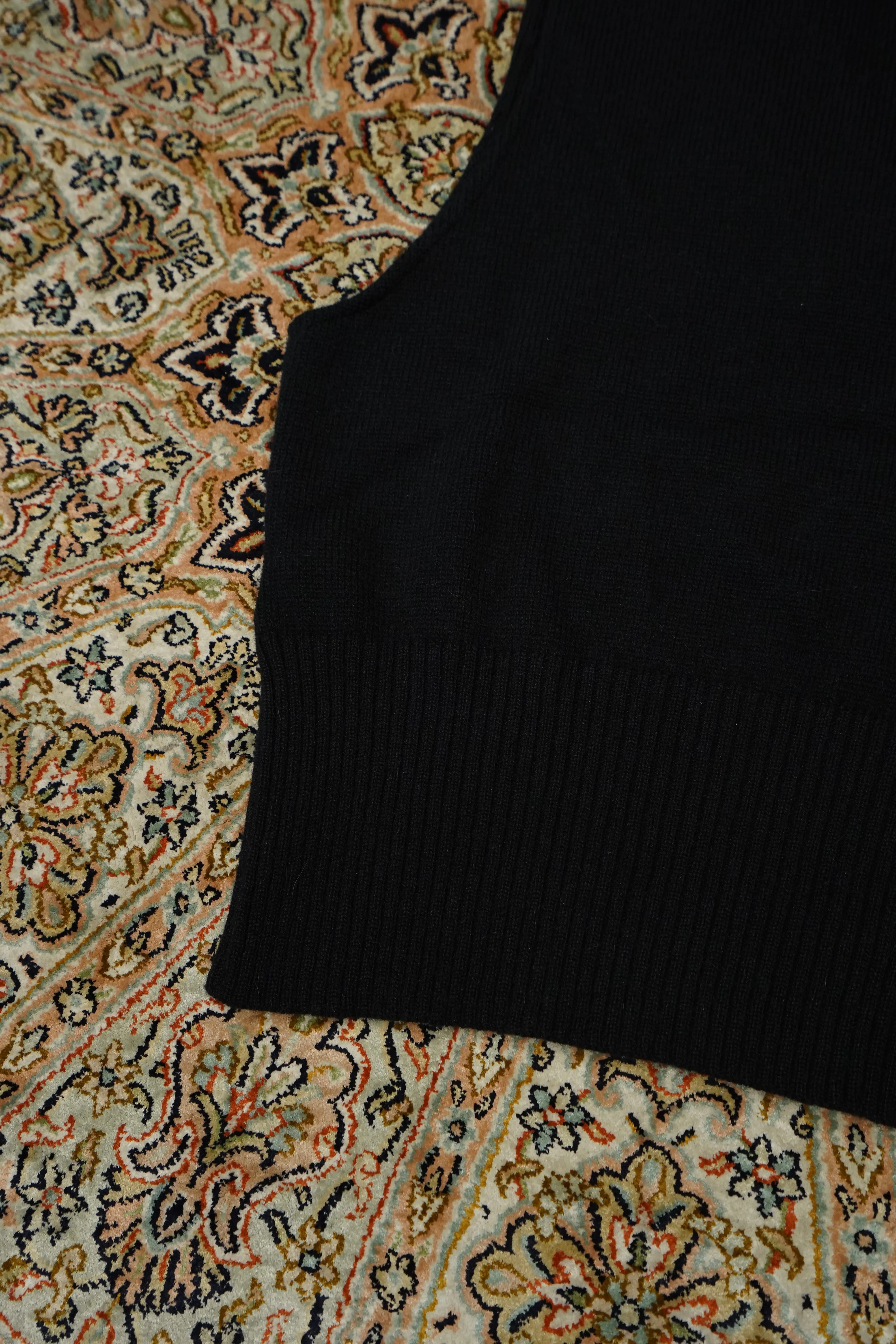 Taiga Takahashi VARSITY LETTERMAN VEST (BLACK)