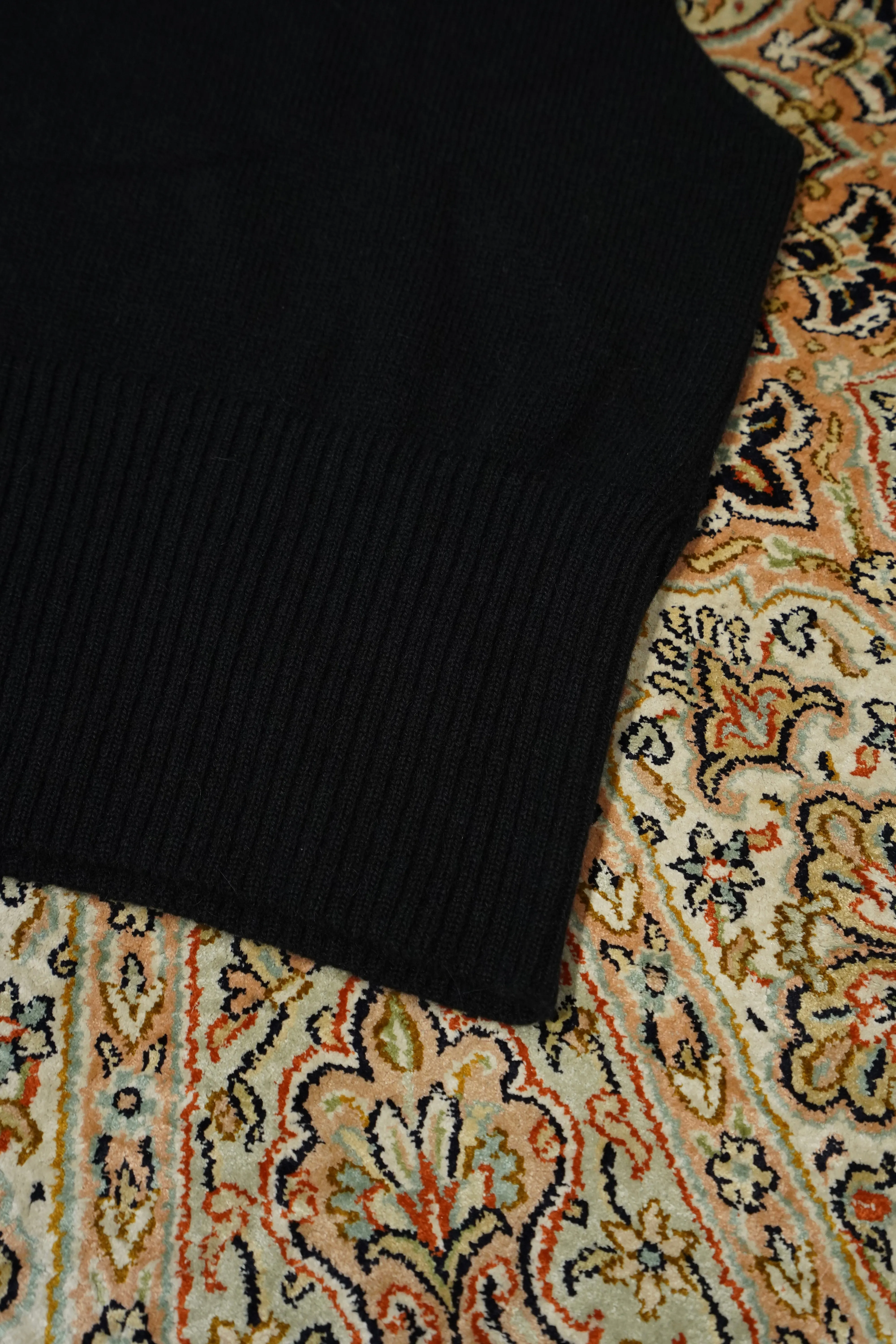 Taiga Takahashi VARSITY LETTERMAN VEST (BLACK)