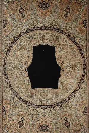 Taiga Takahashi VARSITY LETTERMAN VEST (BLACK)