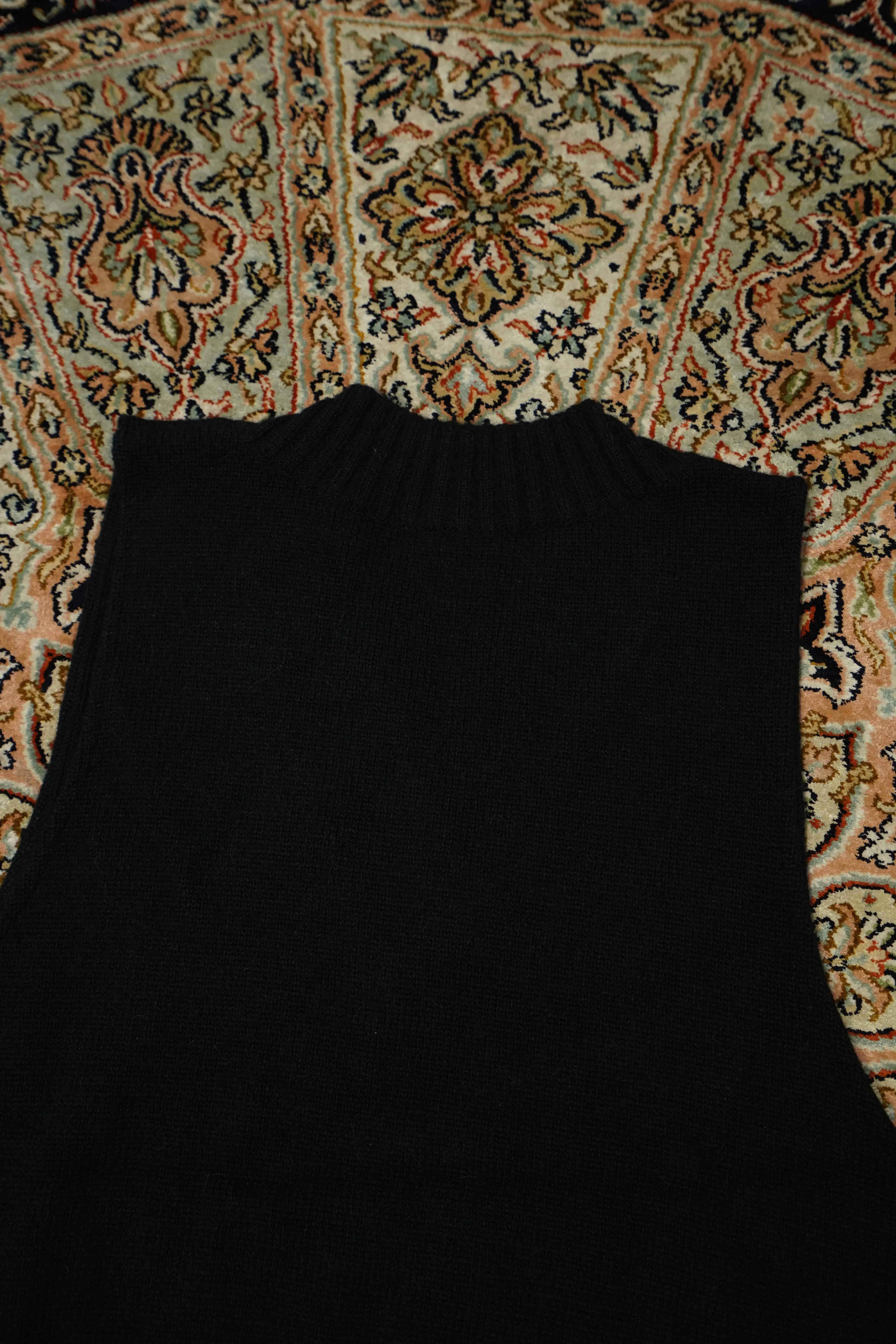 Taiga Takahashi VARSITY LETTERMAN VEST (BLACK)