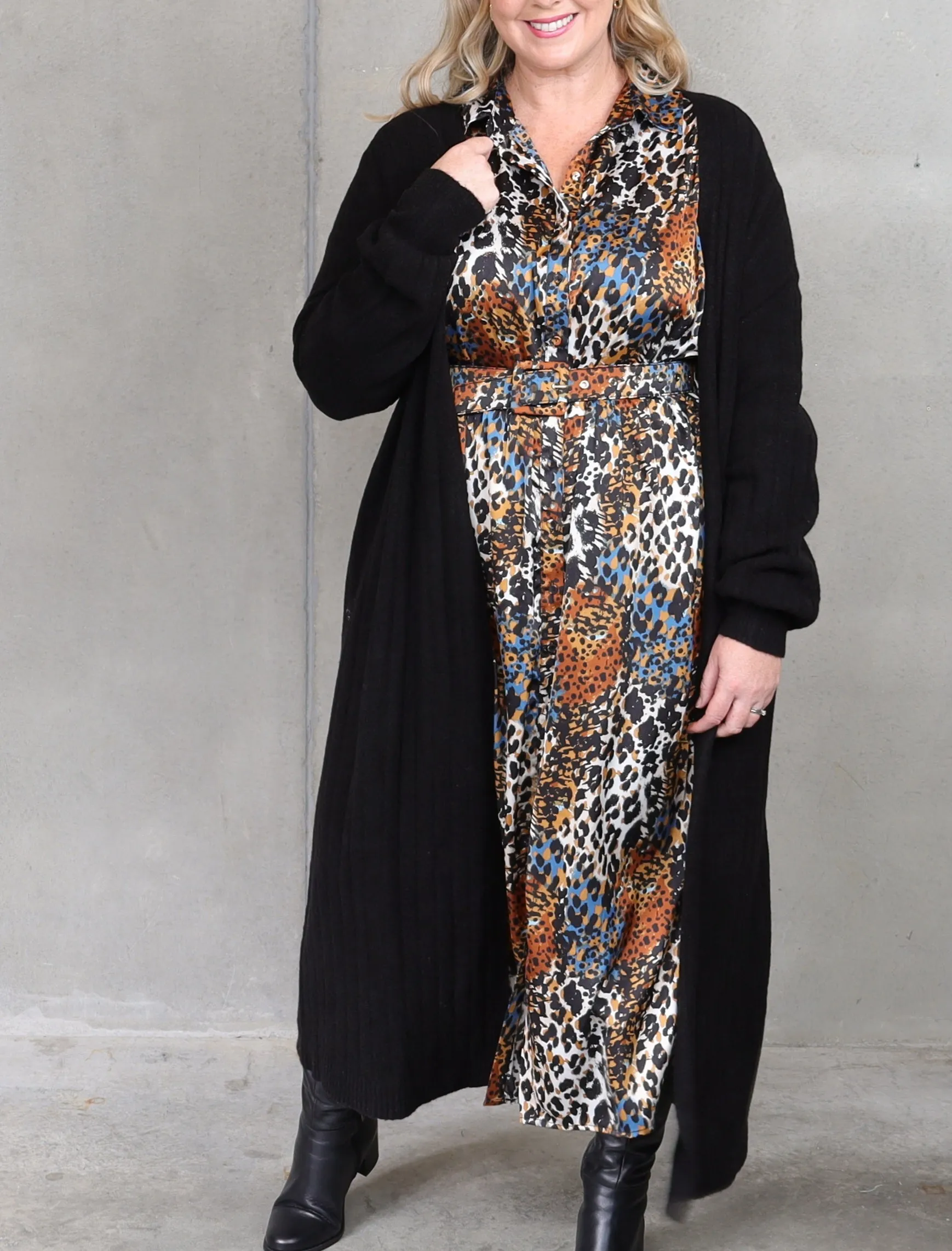 The Hustle Shirt Dress - Gold Dust