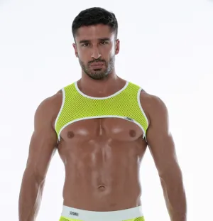 TOF Paris Neon Mesh Harness Neon Yellow
