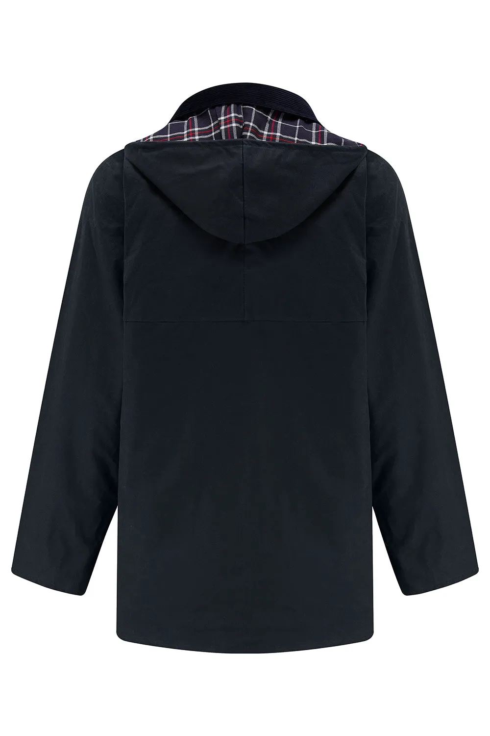 Tweed Outdoor 'Horseman' Unisex Wax Jacket in Navy
