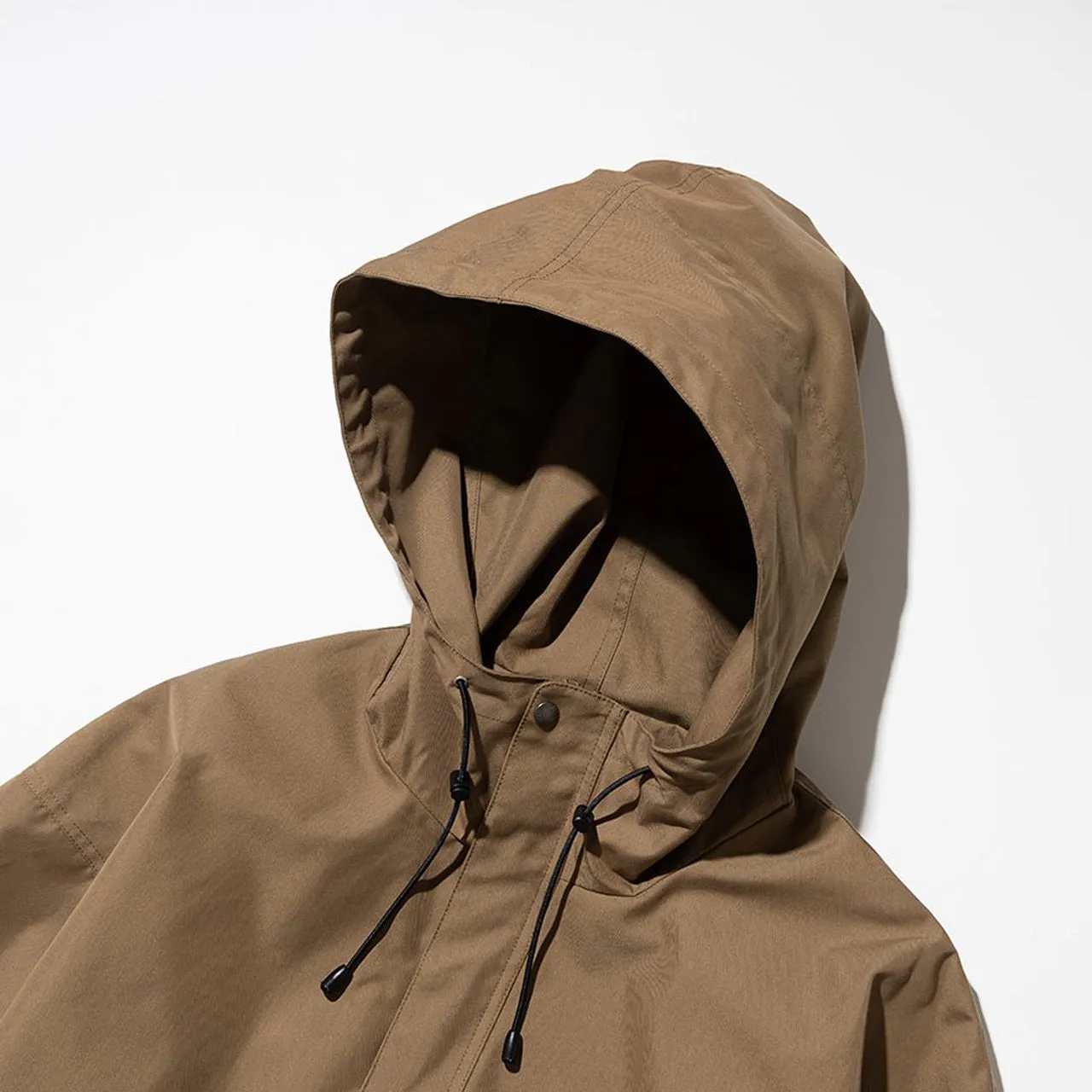 UNIFORM BRIDGE Smock Anorak Jacket Brown
