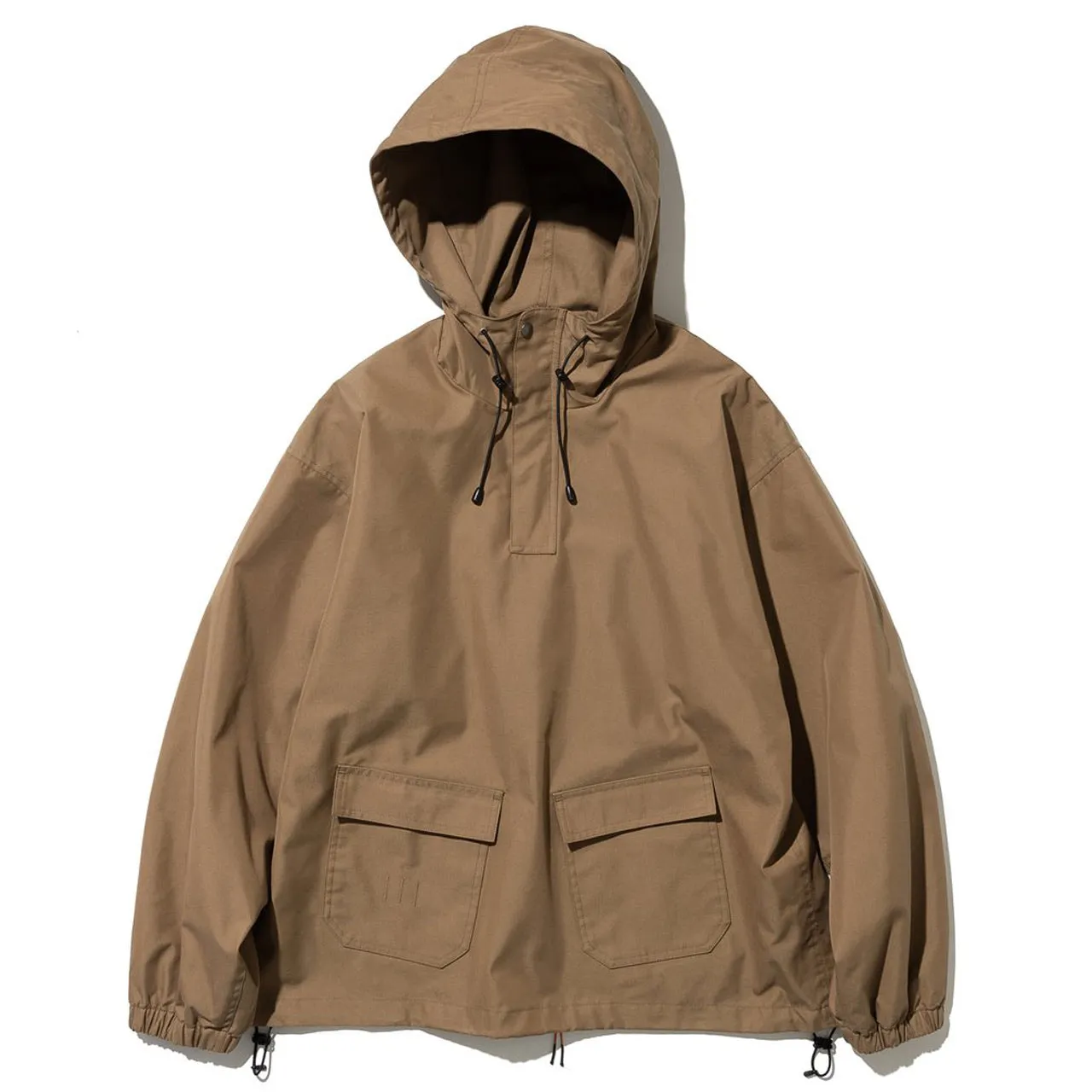 UNIFORM BRIDGE Smock Anorak Jacket Brown