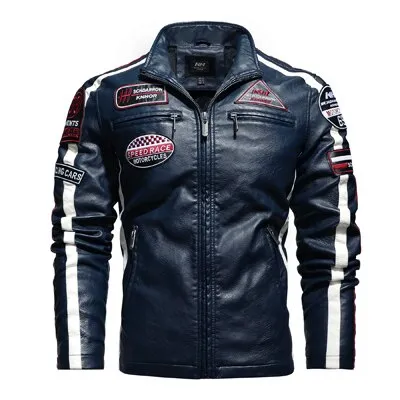 Vintage Moto Stripe Jacket