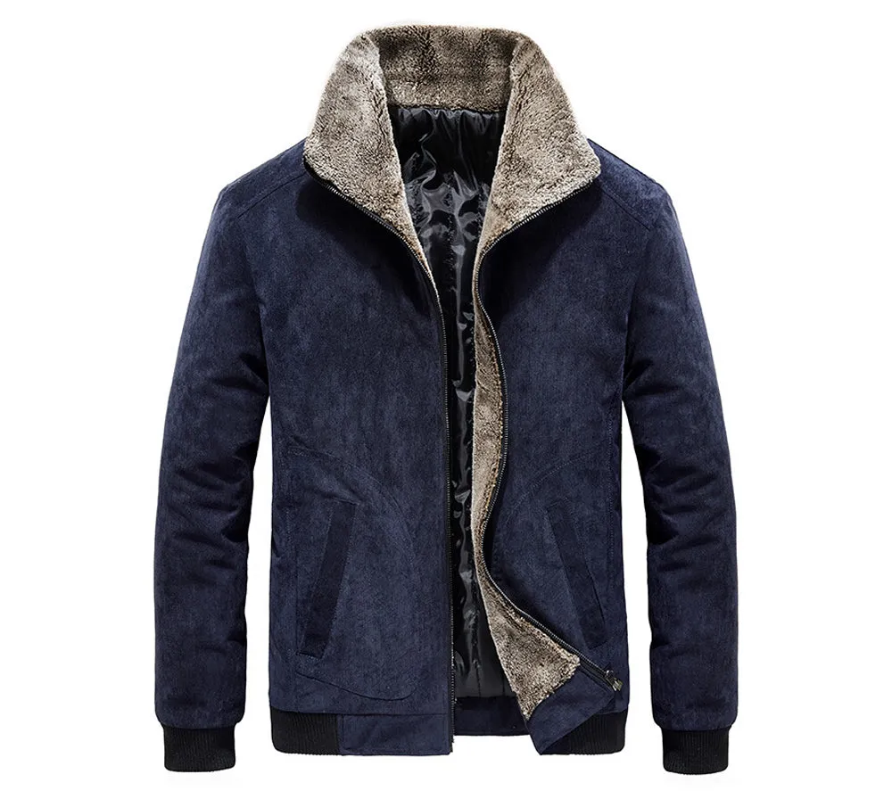 West Louis Fleece Corduroy Windbreaker Jacket